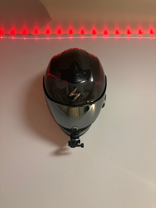 Motorcycle Helmet Wall Mount — Space-Saving Gear Holder for Riders